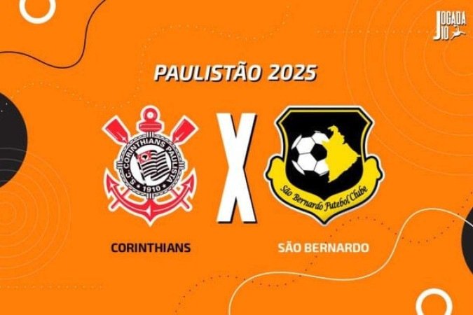 Em Itaquera, Corinthians recebe o São Bernardo. Duelo entre os dois melhors times do Paulistão - (crédito: Foto: Arte Jogada10) Em Itaquera, Corinthians recebe o São Bernardo. Duelo entre os dois melhors times do Paulistão - (crédito: Foto: Arte Jogada10)