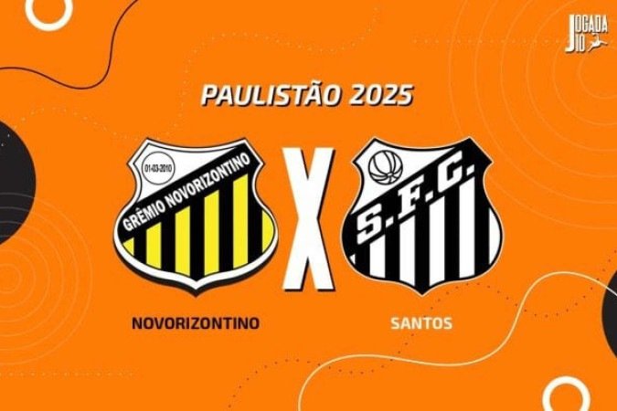 Novorizontino recebe o Santos, que agora conta com Neymar no elenco e busca a vitória fora de casa - (crédito: Foto: Arte Jogada10) Novorizontino recebe o Santos, que agora conta com Neymar no elenco e busca a vitória fora de casa - (crédito: Foto: Arte Jogada10)