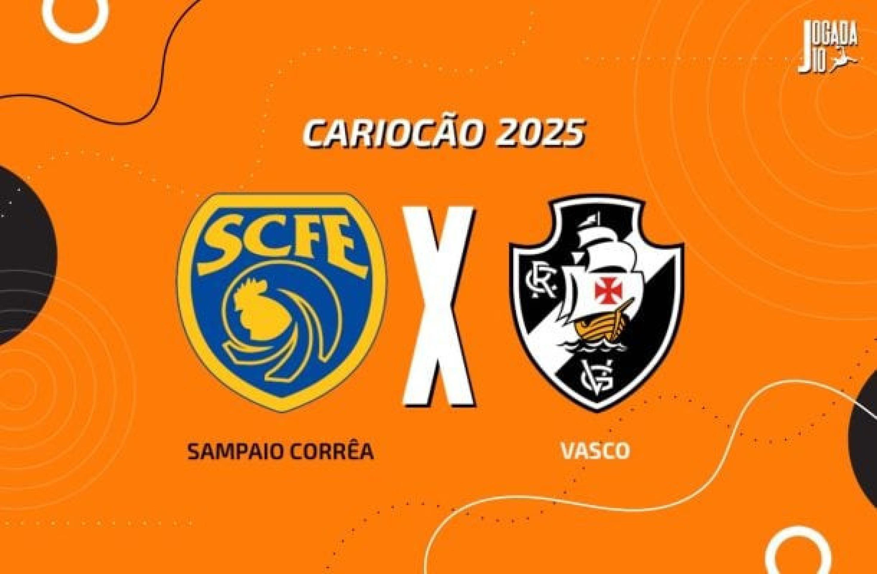 Sampaio Corrêa x Vasco: onde assistir, escalações e arbitragem