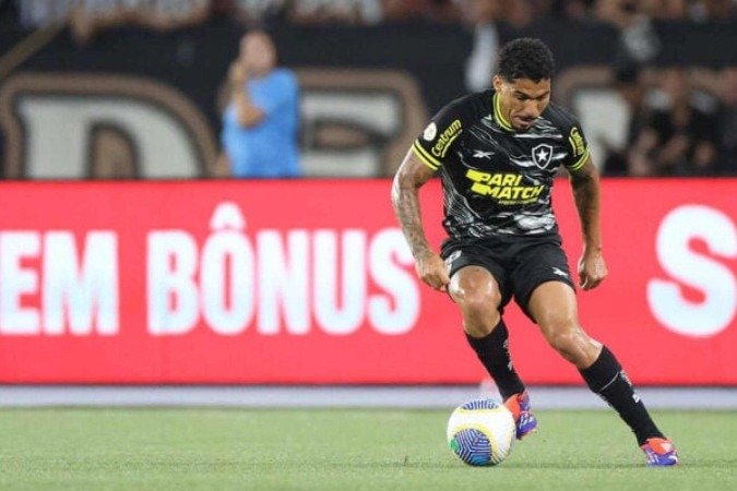 Allan em ação com a camisa do Botafogo - (crédito: - Foto: Vítor Silva/Botafogo) Allan em ação com a camisa do Botafogo - (crédito: - Foto: Vítor Silva/Botafogo)