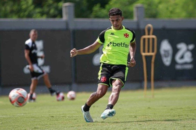 Maxsuell Alegria está de volta aos relacionados do Vasco -  (crédito: Foto: Matheus Lima/Vasco)