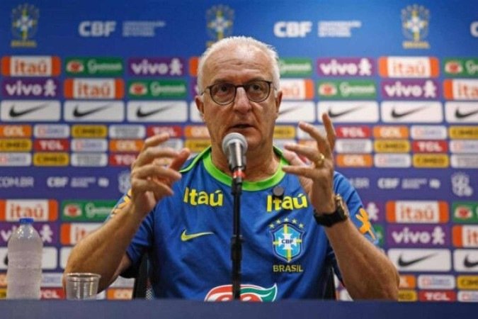 Dorival Júnior em coletiva pela Seleção Brasileira - (crédito: Foto: Rafael Ribeiro / CBF) Dorival Júnior em coletiva pela Seleção Brasileira - (crédito: Foto: Rafael Ribeiro / CBF)