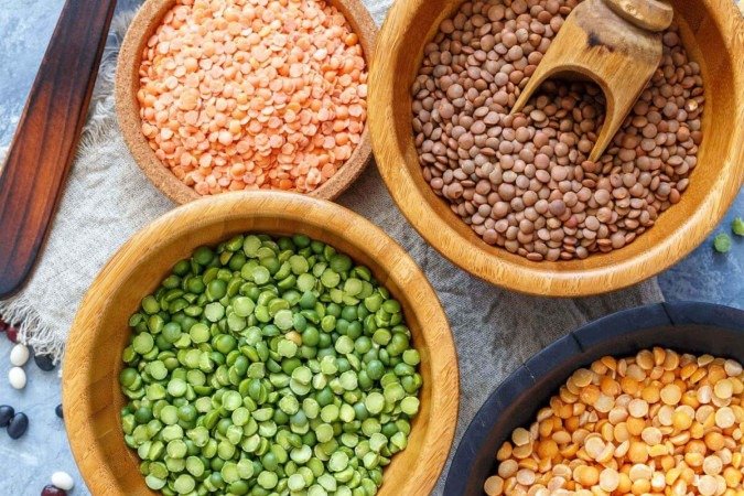 As leguminosas devem fazer parte de uma dieta equilibrada (Imagem: SMarina | Shutterstock) - (crédito: EdiCase) As leguminosas devem fazer parte de uma dieta equilibrada (Imagem: SMarina | Shutterstock) - (crédito: EdiCase)