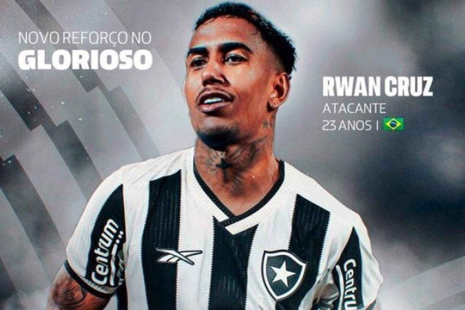 Rwan Cruz já pode estrear pelo Botafogo - (crédito: Foto: Divulgação / BFR) Rwan Cruz já pode estrear pelo Botafogo - (crédito: Foto: Divulgação / BFR)