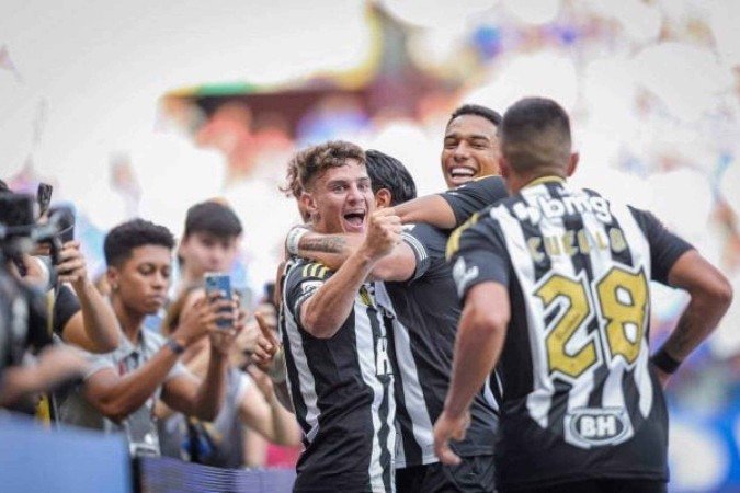 Natanael se firmou como titular do Atlético  -  (crédito: Foto: Pedro Souza / Atlético)