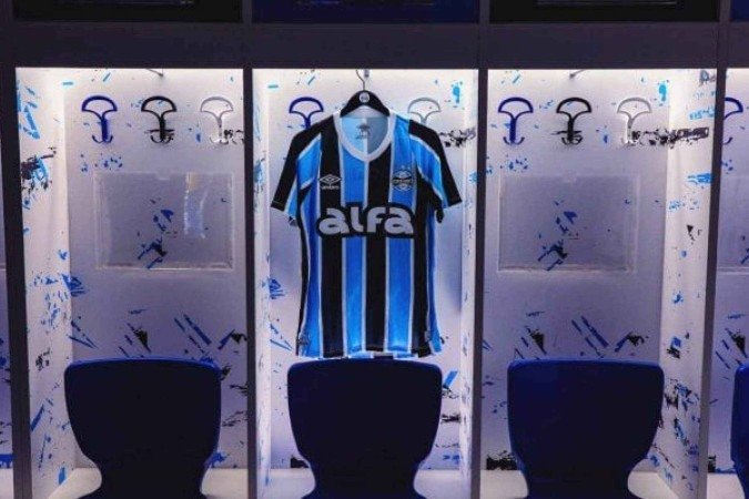 Grêmio inicia parceria com a casa de apostas Alfa em confronto com o Pelotas, nesta terça-feira (11) - (crédito: Foto: Guilherme Testa / Grêmio FBPA) Grêmio inicia parceria com a casa de apostas Alfa em confronto com o Pelotas, nesta terça-feira (11) - (crédito: Foto: Guilherme Testa / Grêmio FBPA)