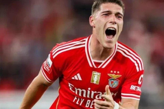 Santos espera Rollheiser nesta semana para anúncio oficial - (crédito: Foto: Divulgação Benfica) Santos espera Rollheiser nesta semana para anúncio oficial - (crédito: Foto: Divulgação Benfica)