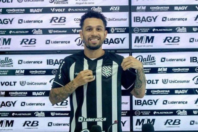 Wellington Nem se apresentou ao Figueirense para a temporada de 2025 - (crédito: Foto: Patrick Floriani/FFC) Wellington Nem se apresentou ao Figueirense para a temporada de 2025 - (crédito: Foto: Patrick Floriani/FFC)
