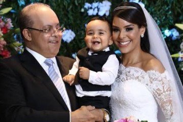 Ibaneis e Mayara em seu casamento, em 2019