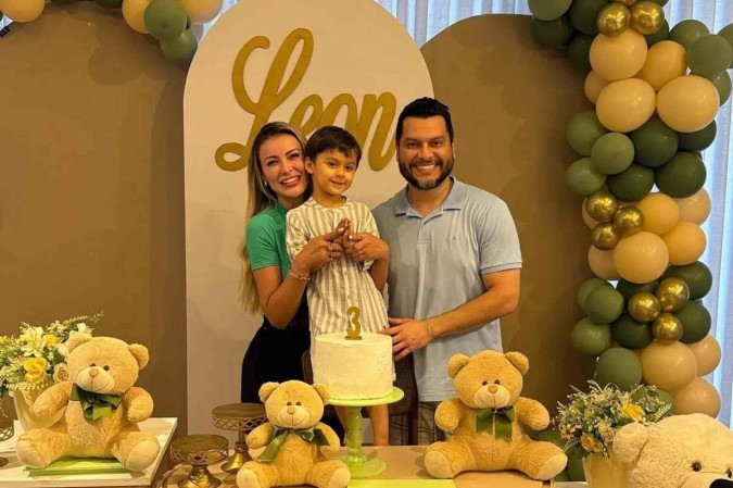 Andressa Urach e o ex-marido comemoram o aniversário de 3 anos do filho - (crédito: Reprodução/Instagram) Andressa Urach e o ex-marido comemoram o aniversário de 3 anos do filho - (crédito: Reprodução/Instagram)