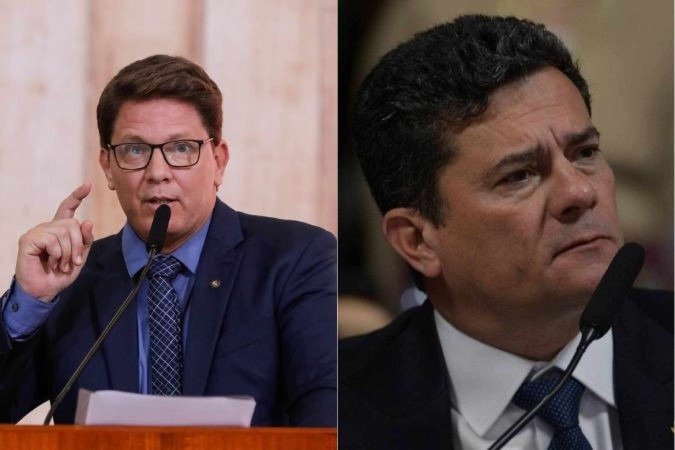 O senador Sérgio Moro (União Brasil-PR), ex-juiz responsável pela Lava Jato, rebateu as críticas do deputado federal Mário Frias (PL-SP), ex-secretário de Cultura, à operação - (crédito: Isac Nobrega/PR Ed Alves/CB/DA.Press) O senador Sérgio Moro (União Brasil-PR), ex-juiz responsável pela Lava Jato, rebateu as críticas do deputado federal Mário Frias (PL-SP), ex-secretário de Cultura, à operação - (crédito: Isac Nobrega/PR Ed Alves/CB/DA.Press)