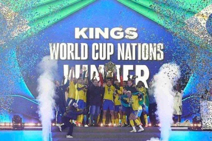Kelvin terminou a Kings League World Cup Nations 2025 como artilheiro da Seleção - (crédito: Foto: Divulgação / Kings League) Kelvin terminou a Kings League World Cup Nations 2025 como artilheiro da Seleção - (crédito: Foto: Divulgação / Kings League)