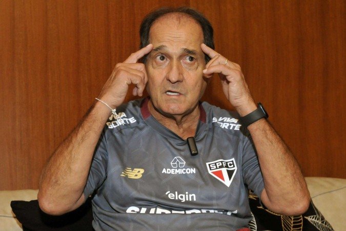 12/02/2025. Crédito: Minervino Júnior/CB/D.A Press. Brasil. Brasilia - DF. Entrevista com Muricy Ramalho ex treinador de futebol e atualmente coordenador de futebol do São Paulo. - (crédito: Minervino Júnior/CB/D.A.Press) 12/02/2025. Crédito: Minervino Júnior/CB/D.A Press. Brasil. Brasilia - DF. Entrevista com Muricy Ramalho ex treinador de futebol e atualmente coordenador de futebol do São Paulo. - (crédito: Minervino Júnior/CB/D.A.Press)