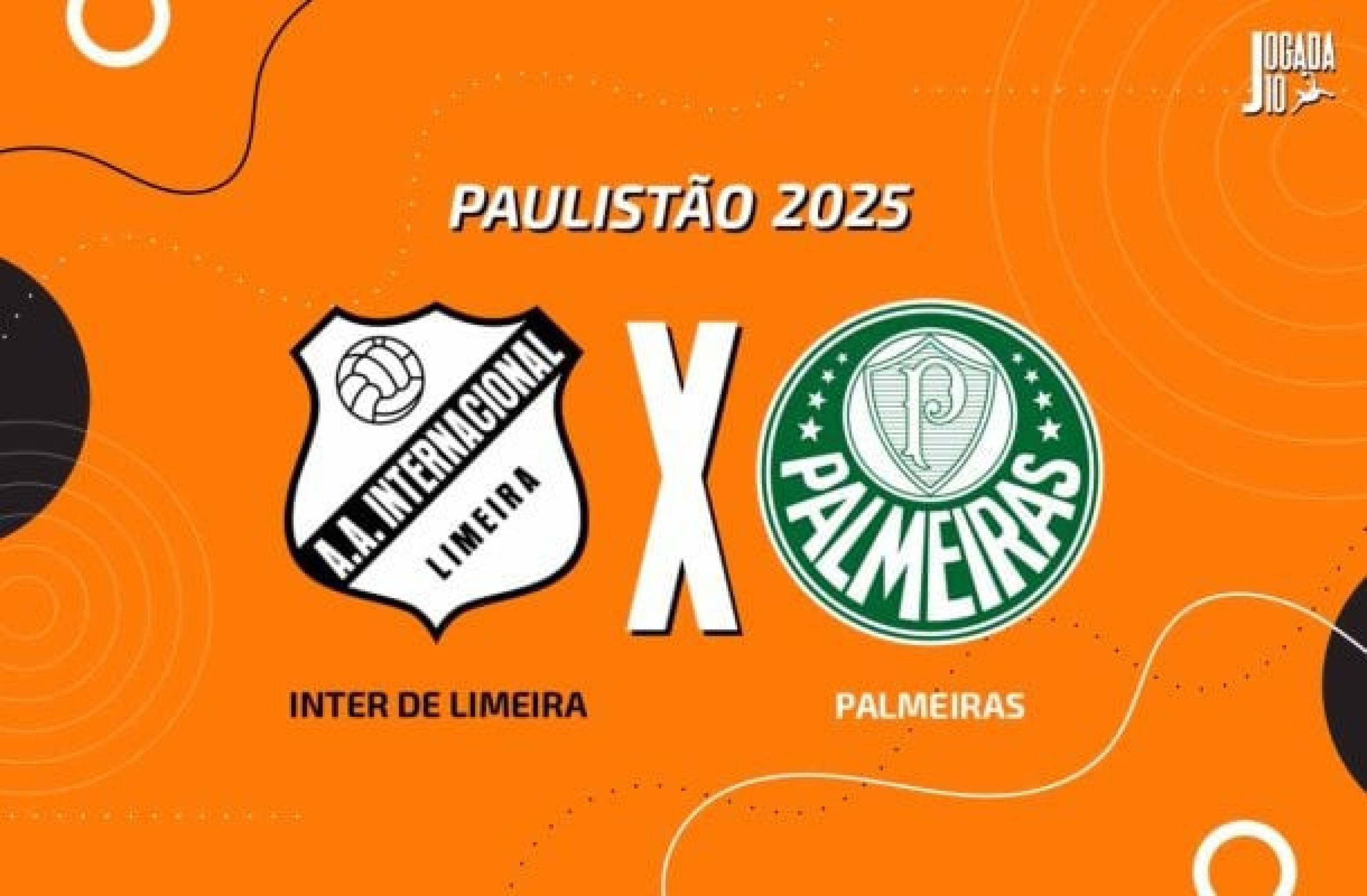 Inter de Limeira x Palmeiras: onde assistir, escalações e arbitragem