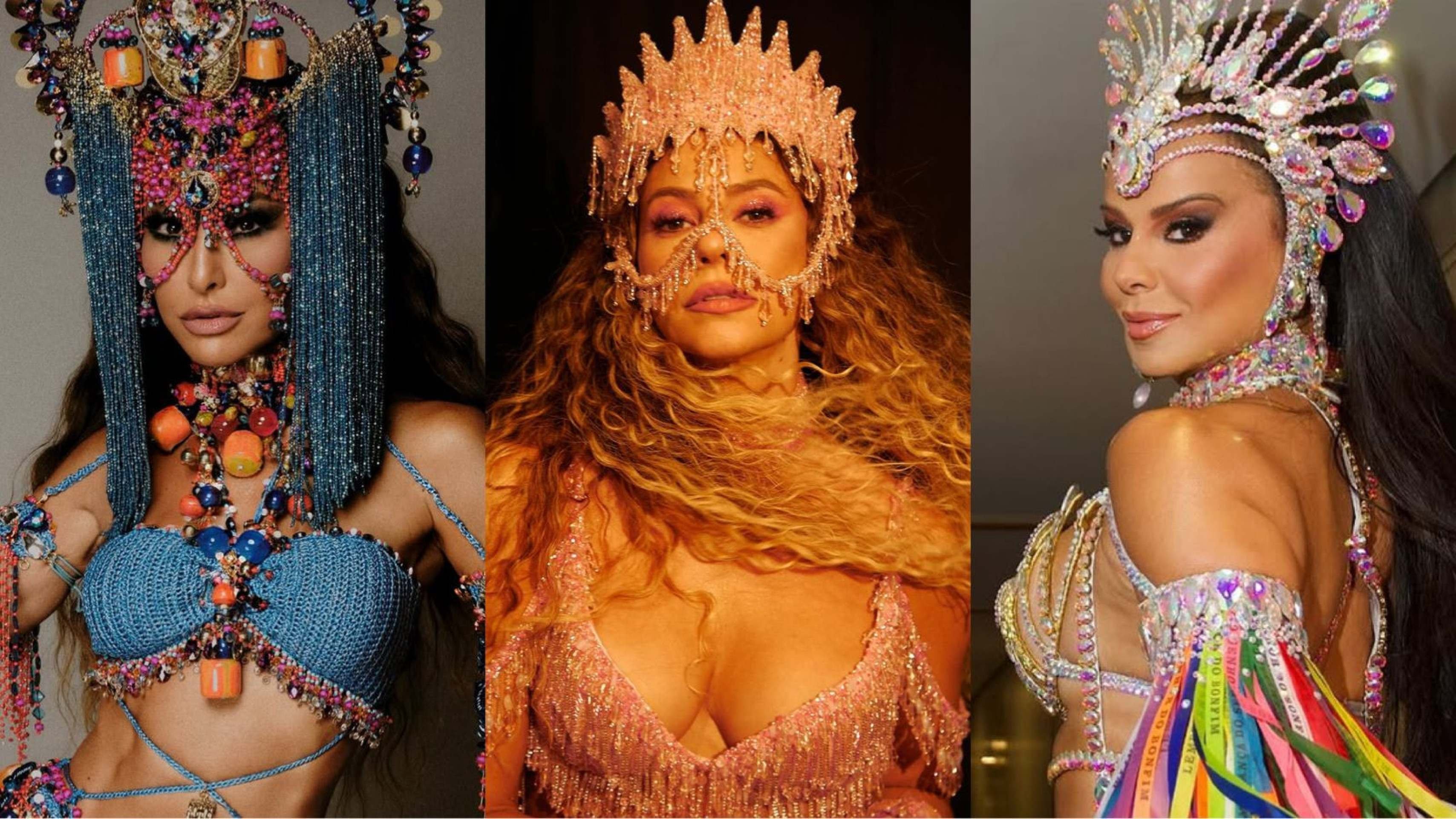 Sabrina Sato, Paolla Oliveira e Vivi Araújo: saiba como preparar maquiagens de musas do Carnaval