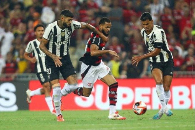 Barboza foi um dos jogadores do Botafogo que se envolveram na briga com atletas do Flamengo -  (crédito: Foto: Gilvan de Souza/Flamengo)