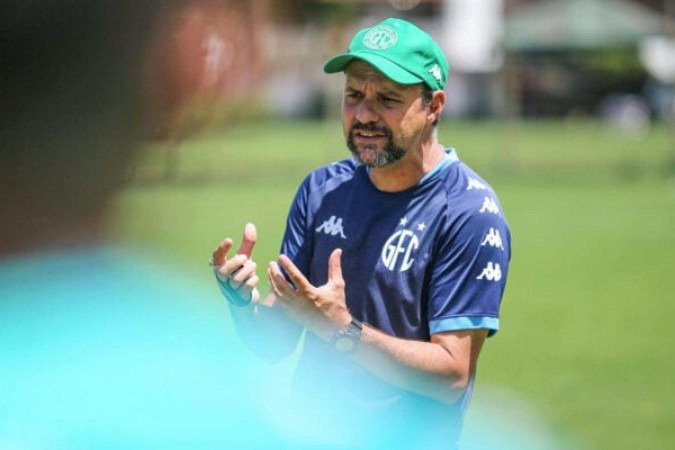 O treinador Maurício de Souza tenta levar o Guarani a mais um triunfo no Paulistão - (crédito: Fotos: Raphael Silvestre/Guarani FC ) O treinador Maurício de Souza tenta levar o Guarani a mais um triunfo no Paulistão - (crédito: Fotos: Raphael Silvestre/Guarani FC )