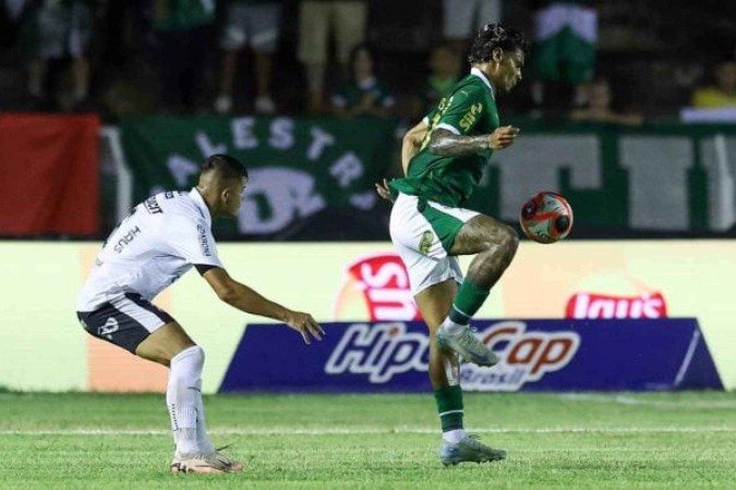 Richard Ríos domina a bola durante o duelo em que o Palmeiras fez 3 a 0 na Inter de Limeira, pelo Paulistão - (crédito: Foto: Cesar Greco/Palmeiras) Richard Ríos domina a bola durante o duelo em que o Palmeiras fez 3 a 0 na Inter de Limeira, pelo Paulistão - (crédito: Foto: Cesar Greco/Palmeiras)