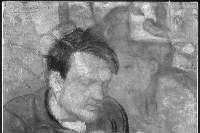 Após tirarem imagens de raio-x e infravermelho da obra, que retrata um amigo escultor de Picasso, os conservadores do instituto conseguiram revelar a pintura de uma mulher - (crédito: Divulgação/Instituto de Arte Courtauld) Após tirarem imagens de raio-x e infravermelho da obra, que retrata um amigo escultor de Picasso, os conservadores do instituto conseguiram revelar a pintura de uma mulher - (crédito: Divulgação/Instituto de Arte Courtauld)