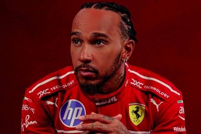 Lewis Hamilton teve problemas para manter a Ferrari em linha reta, mostrando o quanto a escuderia vermelha precisa fazer para recuperar o ritmo - (crédito: divulgação/ferrari) Lewis Hamilton teve problemas para manter a Ferrari em linha reta, mostrando o quanto a escuderia vermelha precisa fazer para recuperar o ritmo - (crédito: divulgação/ferrari)