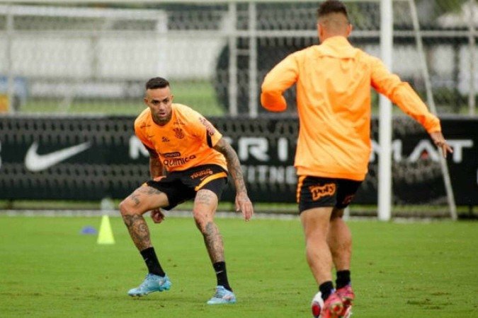 Luan, em treino do Corinthians em 2022 - (crédito: Foto: Rodrigo Coca / Ag. Corinthians) Luan, em treino do Corinthians em 2022 - (crédito: Foto: Rodrigo Coca / Ag. Corinthians)