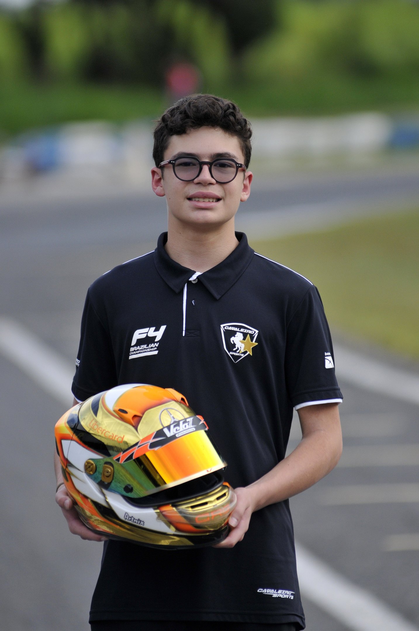  13/02/2025. Cr&eacute;dito: Minervino J&uacute;nior/CB/D.A Press. Brasil.  Brasilia - DF. Piloto Bernardo Gentil que vai disputar a F&oacute;rmula 4 de automobilismo.