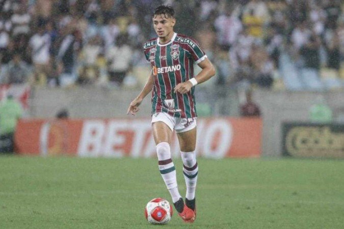 Felipe Andrade em ação com a camisa do Fluminense -  (crédito: - Foto: Lucas Merçon/Fluminense)