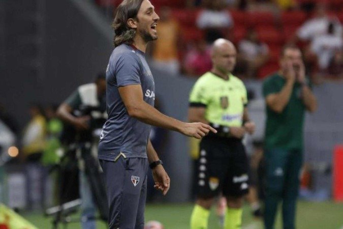 Comissão técnica de Zubeldía deu folga aos jogadores nesta sexta -  (crédito: Foto: Rubens Chiri / São Paulo FC)