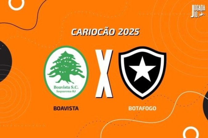 Boavista e Botafogo se enfrentam pela décima rodada do Cariocão -  (crédito: Foto: Arte/Jogada10)