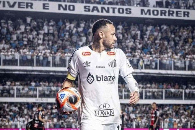 Neymar na partida contra o Botafogo-SP - (crédito: Raul Baretta/ Santos FC.) Neymar na partida contra o Botafogo-SP - (crédito: Raul Baretta/ Santos FC.)