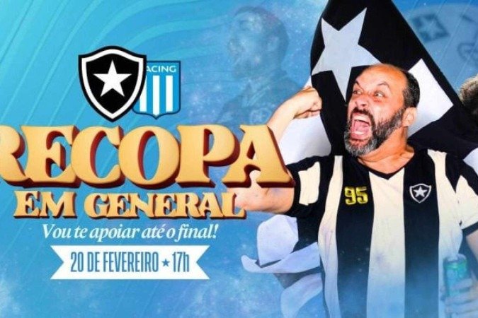 Telões serão expostos na sede do Botafogo para duelo na Argentina - (crédito: Foto: Divulgação) Telões serão expostos na sede do Botafogo para duelo na Argentina - (crédito: Foto: Divulgação)