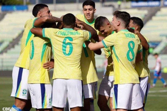 Brasil tenta o título sul-americano. Mas enfrentará o Chile e terá de esperar o jogo da Argentina, logo depois - (crédito: Foto: Rafael Ribeiro / CBF) Brasil tenta o título sul-americano. Mas enfrentará o Chile e terá de esperar o jogo da Argentina, logo depois - (crédito: Foto: Rafael Ribeiro / CBF)
