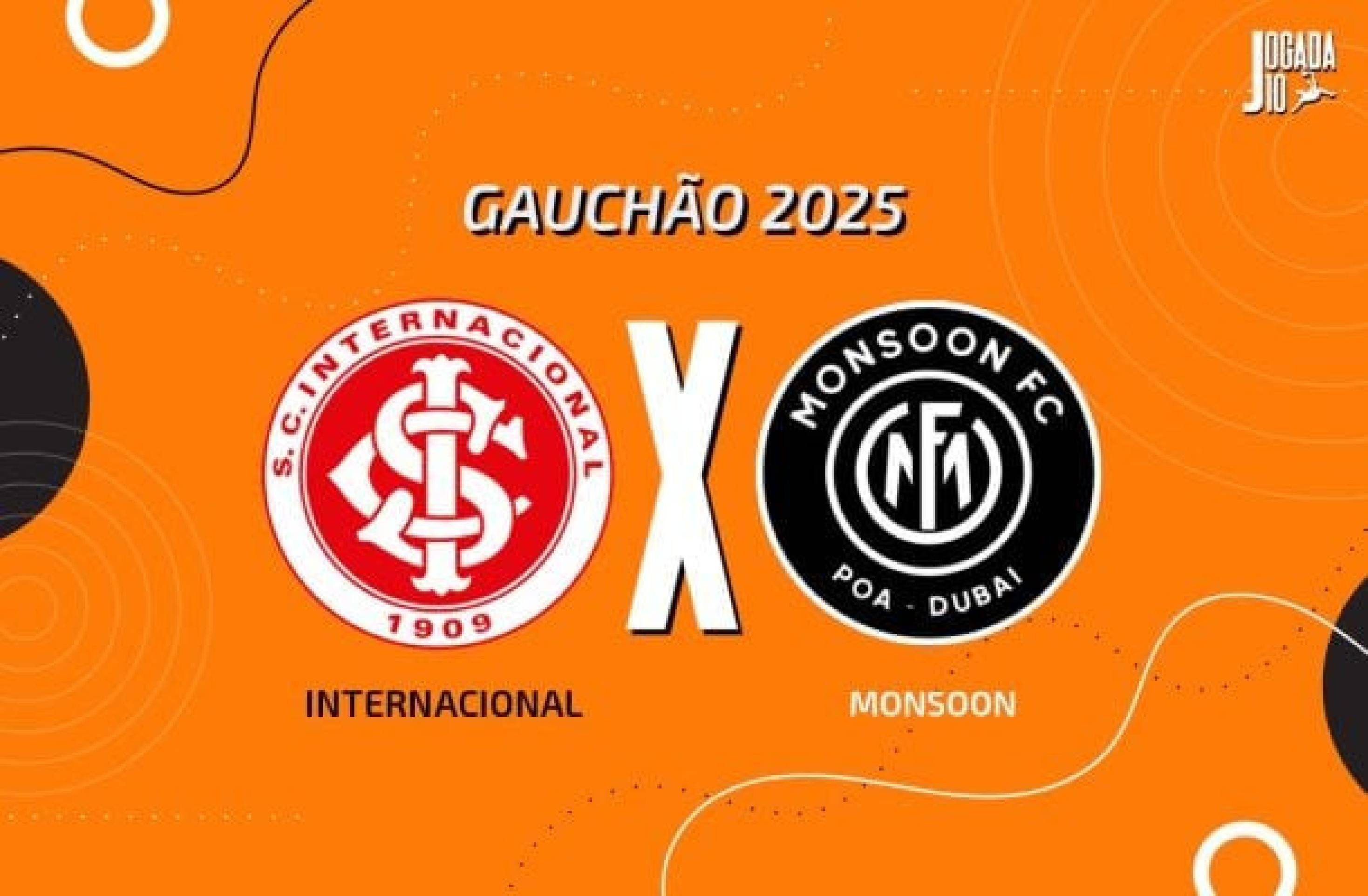Internacional x Monsoon: onde assistir, escalações e arbitragem