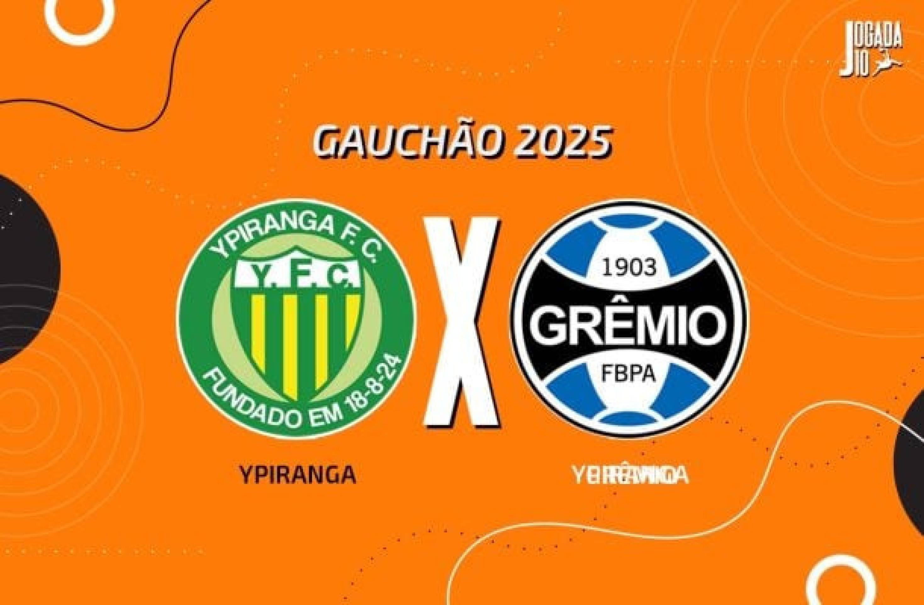 Ypiranga x Grêmio: onde assistir, escalações e arbitragem Ypiranga x Grêmio: onde assistir, escalações e arbitragem