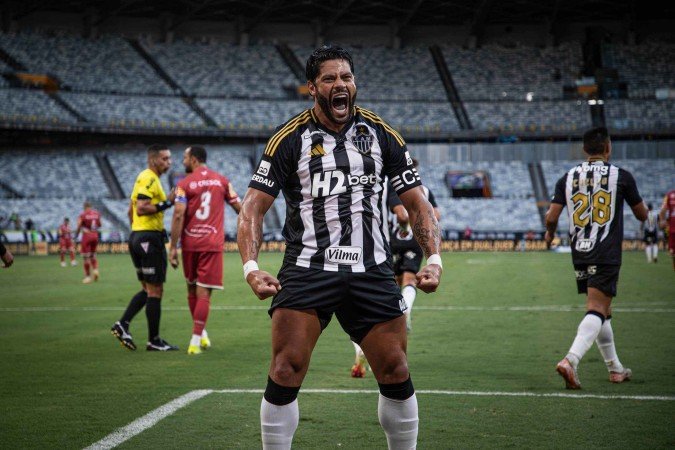 Hulk é esperança do Galo em busca de boa campanha no Brasileirão 2025 com Cuca no comando -  (crédito: Pedro Souza/Atlético-MG)
