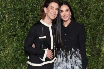 Fernanda Torres e Demi Moore  -  (crédito: Reprodução/Instagram)