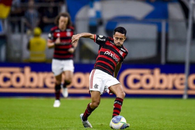 MATHEUS GONÇALVES - Entrou nos acréscimos, teve pouco tempo em campo, mas mesmo assim conseguiu criar espaços em contra-ataques e deu uma finalização perigosa. NOTA: 6,0 - Foto: Divulgação / Flamengo