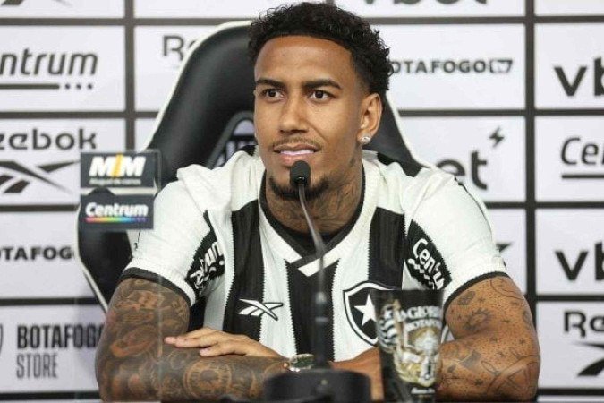 Rwan Cruz se apresenta ao Botafogo e fala sobre suas características no sistema ofensivo - (crédito: oto: Vitor Silva/Botafogo.) Rwan Cruz se apresenta ao Botafogo e fala sobre suas características no sistema ofensivo - (crédito: oto: Vitor Silva/Botafogo.)