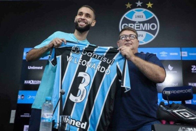 Wagner Leonardo expôs seu desejo em defender o Grêmio e foi primordial para o acerto com o Vitória - (crédito: Foto: Caroline Motta / Grêmio FBPA) Wagner Leonardo expôs seu desejo em defender o Grêmio e foi primordial para o acerto com o Vitória - (crédito: Foto: Caroline Motta / Grêmio FBPA)