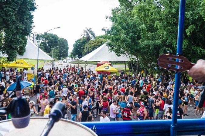 Bloco da Cabeça do Pimpolho na edição de 2020, antes da pandemia de covid-19. - (crédito: Divlugação) Bloco da Cabeça do Pimpolho na edição de 2020, antes da pandemia de covid-19. - (crédito: Divlugação)