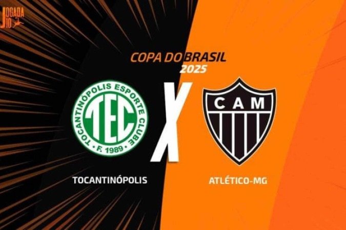 No jogo que abre a Copa do Brasil-2025, Tocantinópolis e Atlético-MG se enfrentam nesta terça-feira (18/2) - (crédito: Foto: Arte Jogada10) No jogo que abre a Copa do Brasil-2025, Tocantinópolis e Atlético-MG se enfrentam nesta terça-feira (18/2) - (crédito: Foto: Arte Jogada10)
