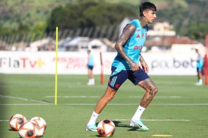 Pulgar é peça fundamental no jogo do técnico Filipe Luís no Flamengo - (crédito: Foto: Gilvan de Souza/Flamengo) Pulgar é peça fundamental no jogo do técnico Filipe Luís no Flamengo - (crédito: Foto: Gilvan de Souza/Flamengo)