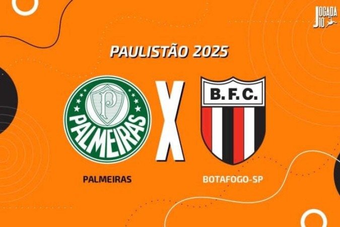 Palmeiras faz jogo decisivo contra o Botafogo-SP, no Paulistão - (crédito: Foto: Arte/Jogada10) Palmeiras faz jogo decisivo contra o Botafogo-SP, no Paulistão - (crédito: Foto: Arte/Jogada10)
