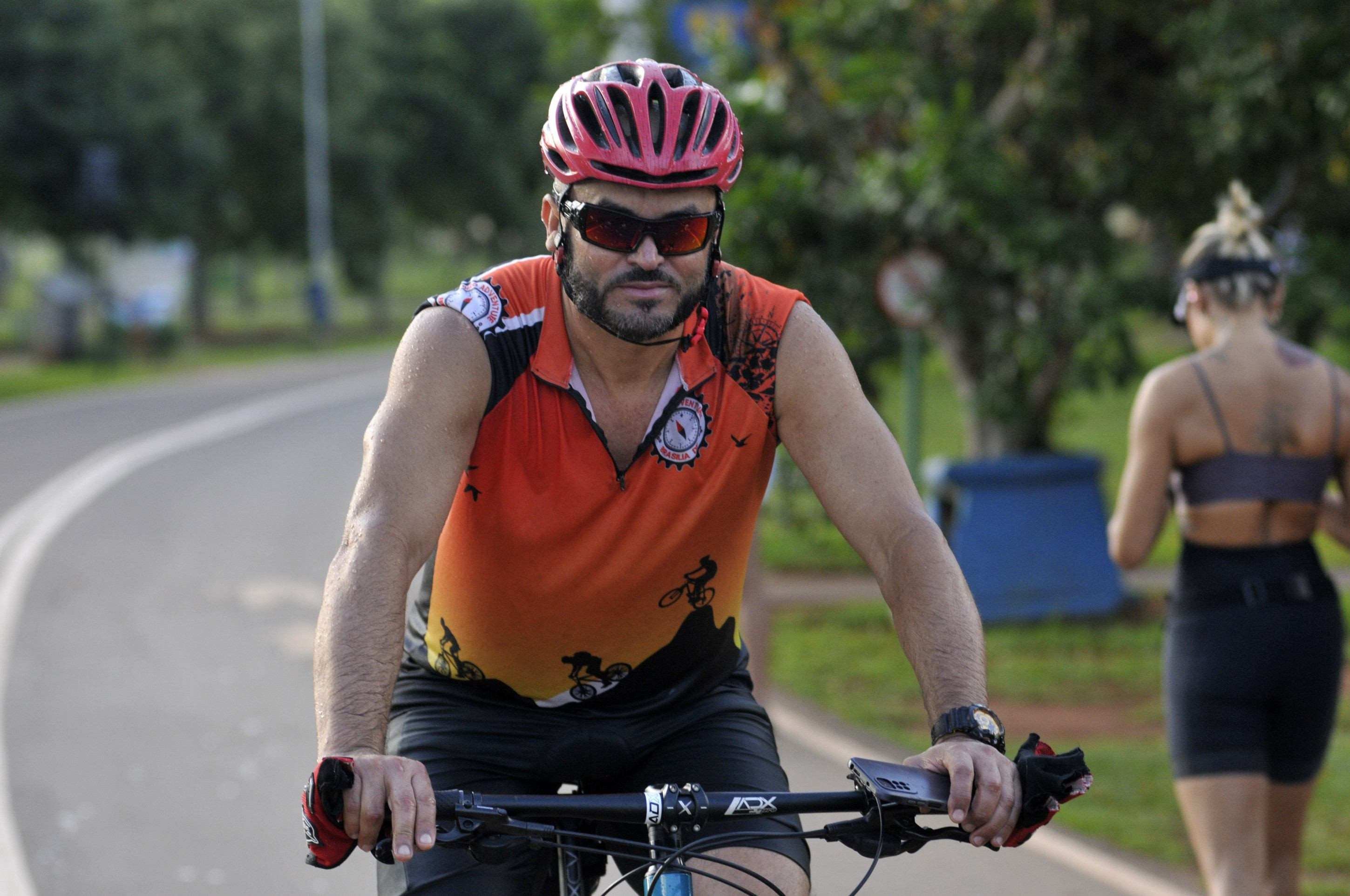  19/02/2025. Crédito: Minervino Júnior/CB/D.A Press. Brasil.  Brasilia - DF. Calor em Brasília  opinião dos frequentadores no Parque da cidade. Rubens Martins