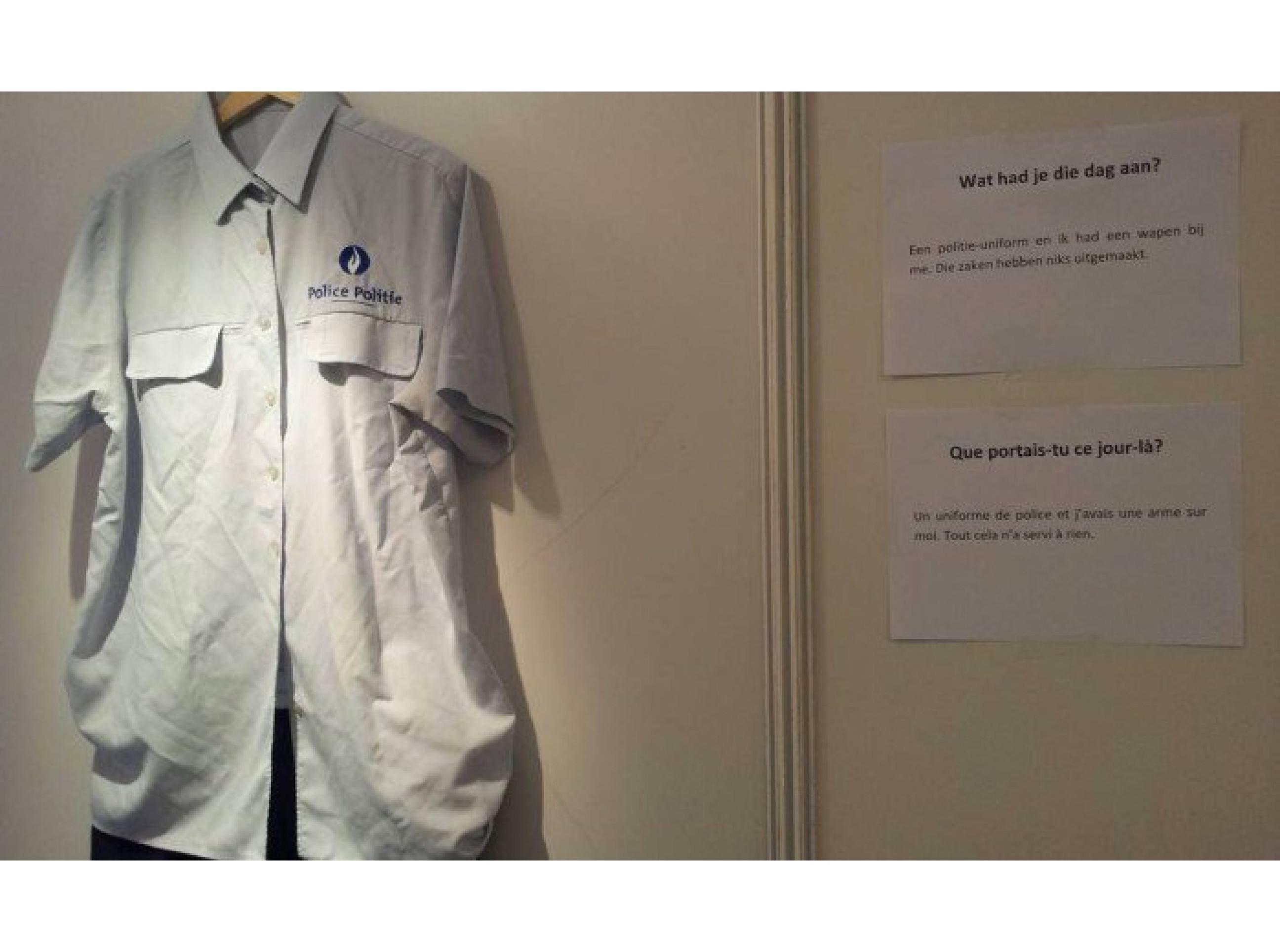 Exposição mostra roupas que vítimas de estupro usavam