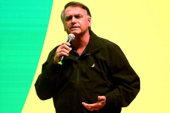 Bolsonaro participou do Seminario Nacional de Comunicação do Partido Liberal - (crédito: Ed Alves CB/DA Press) Bolsonaro participou do Seminario Nacional de Comunicação do Partido Liberal - (crédito: Ed Alves CB/DA Press)