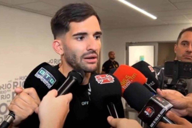 Benjamín Garré, novo atacante do Vasco -  (crédito: Foto: Reprodução)