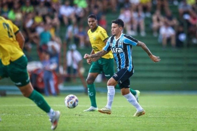 Dodi projeta semifinal do Gauchão contra o Juventude - (crédito: Foto: Lucas Uebel/Grêmio) Dodi projeta semifinal do Gauchão contra o Juventude - (crédito: Foto: Lucas Uebel/Grêmio)