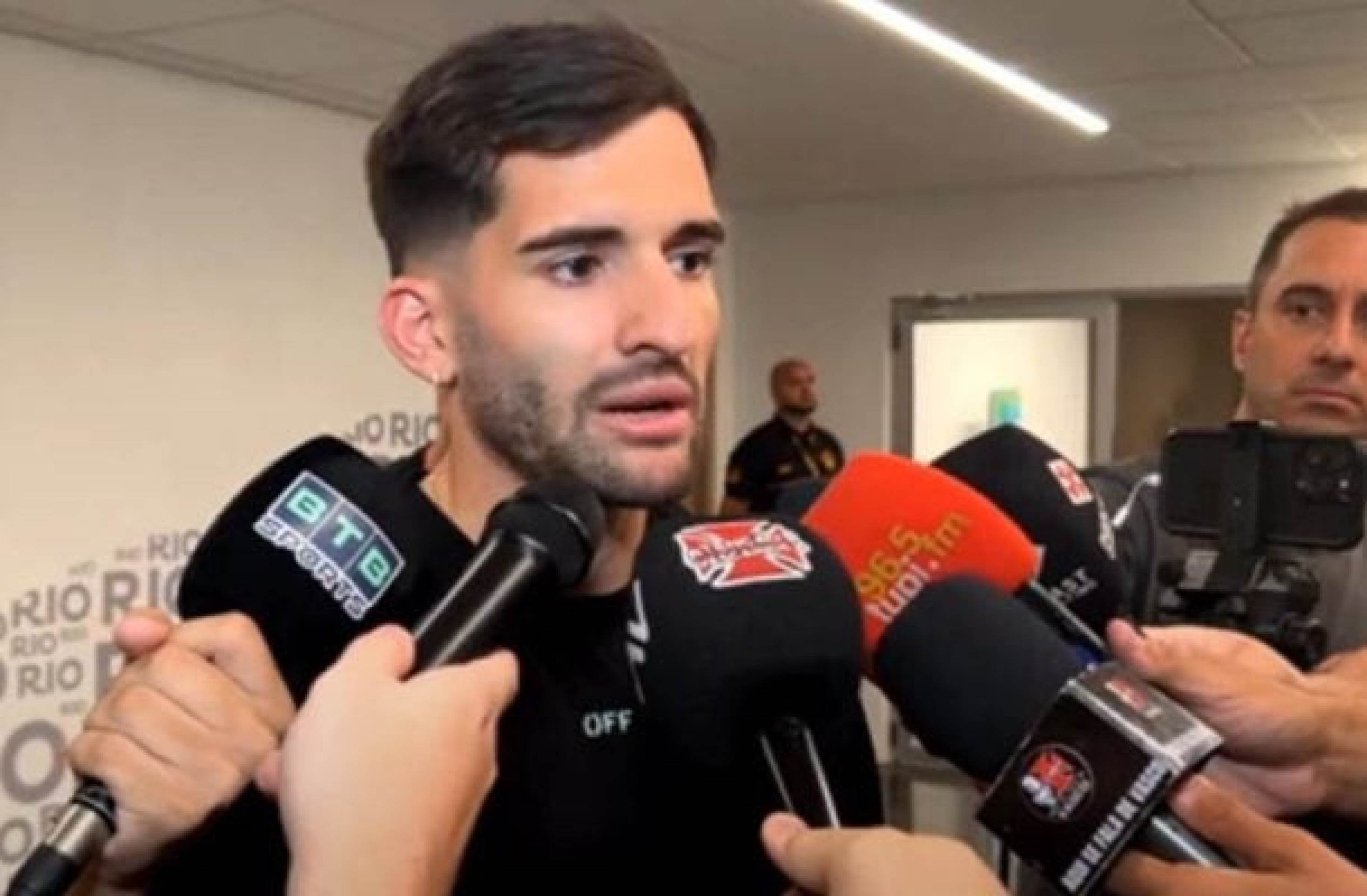Garré chega ao Rio para assinar com o Vasco: ‘Preparado’