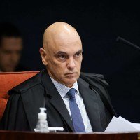 Moraes se tornou um dos alvos do governo Trump após decisões que afetaram plataformas americanas
 -  (crédito: Gustavo Moreno/STF)
